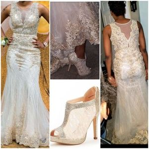 Prom Dress and Shoes to Match